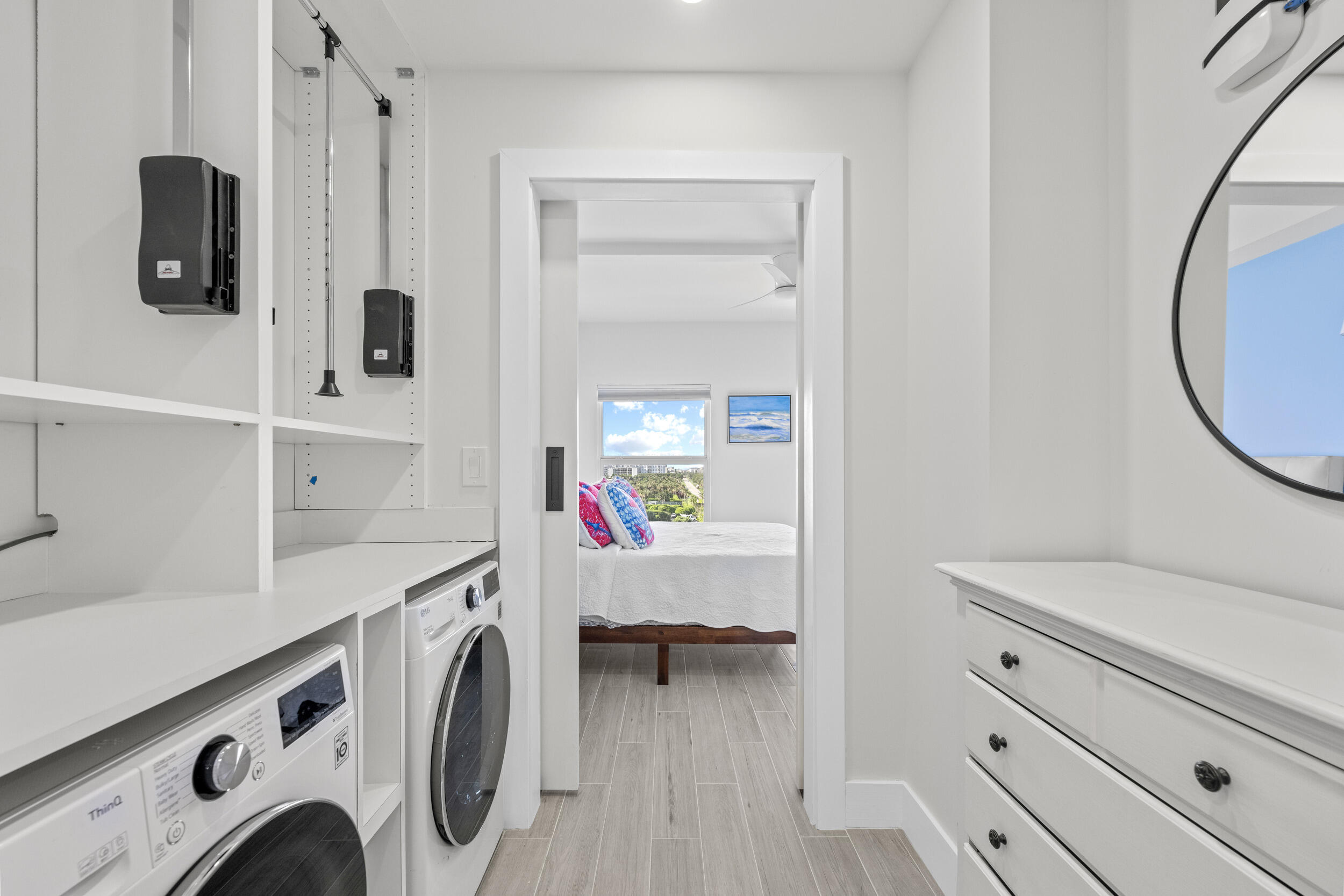 3230 South Ocean Boulevard, Unit A602 Palm Beach, FL 33480 - Photo 42 of 87 a view of livingroom with washer and dryer