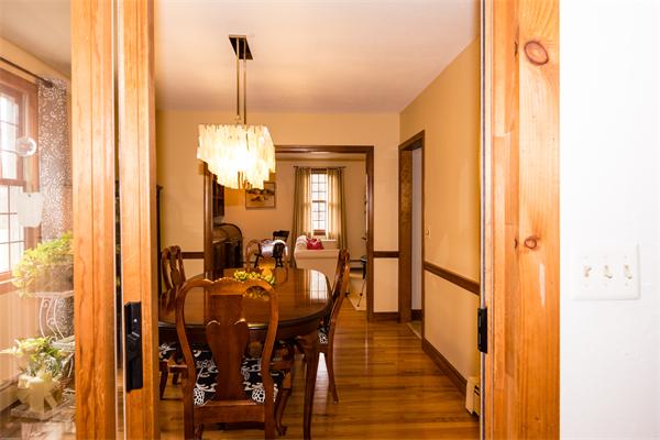 407 Still River Road Bolton, MA 01740 - Photo 6 of 17 a view of a dining room with furniture and window