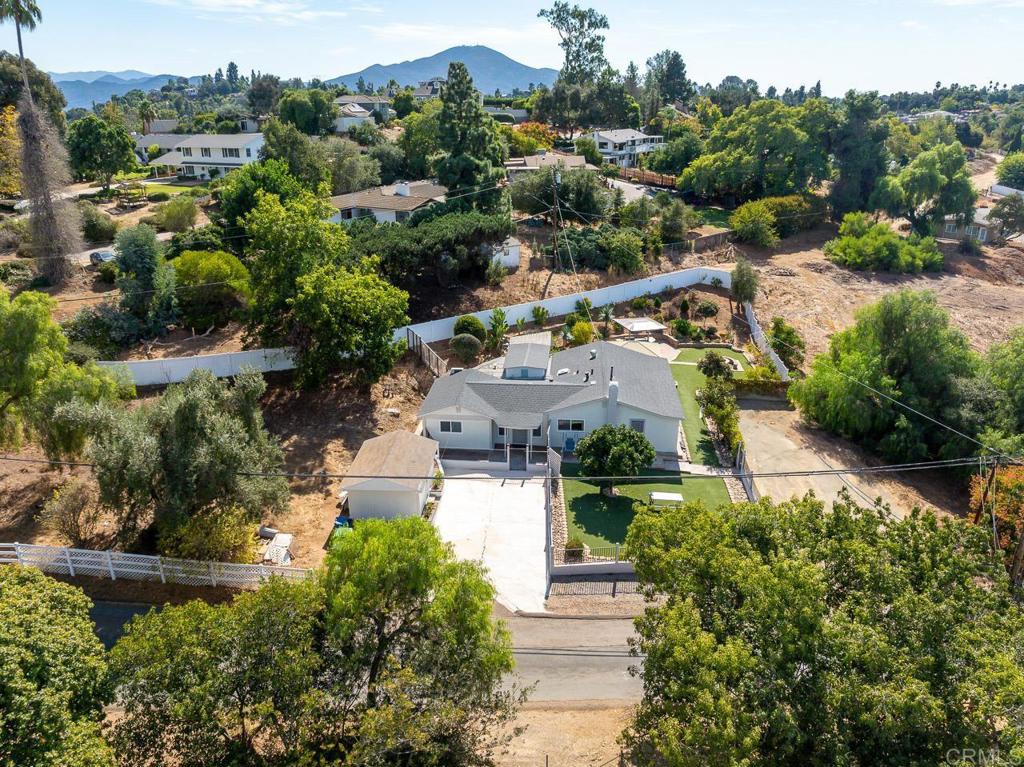 1661 Grove Road El Cajon, CA 92020 - Photo 32 of 44 an aerial view of a house with a garden