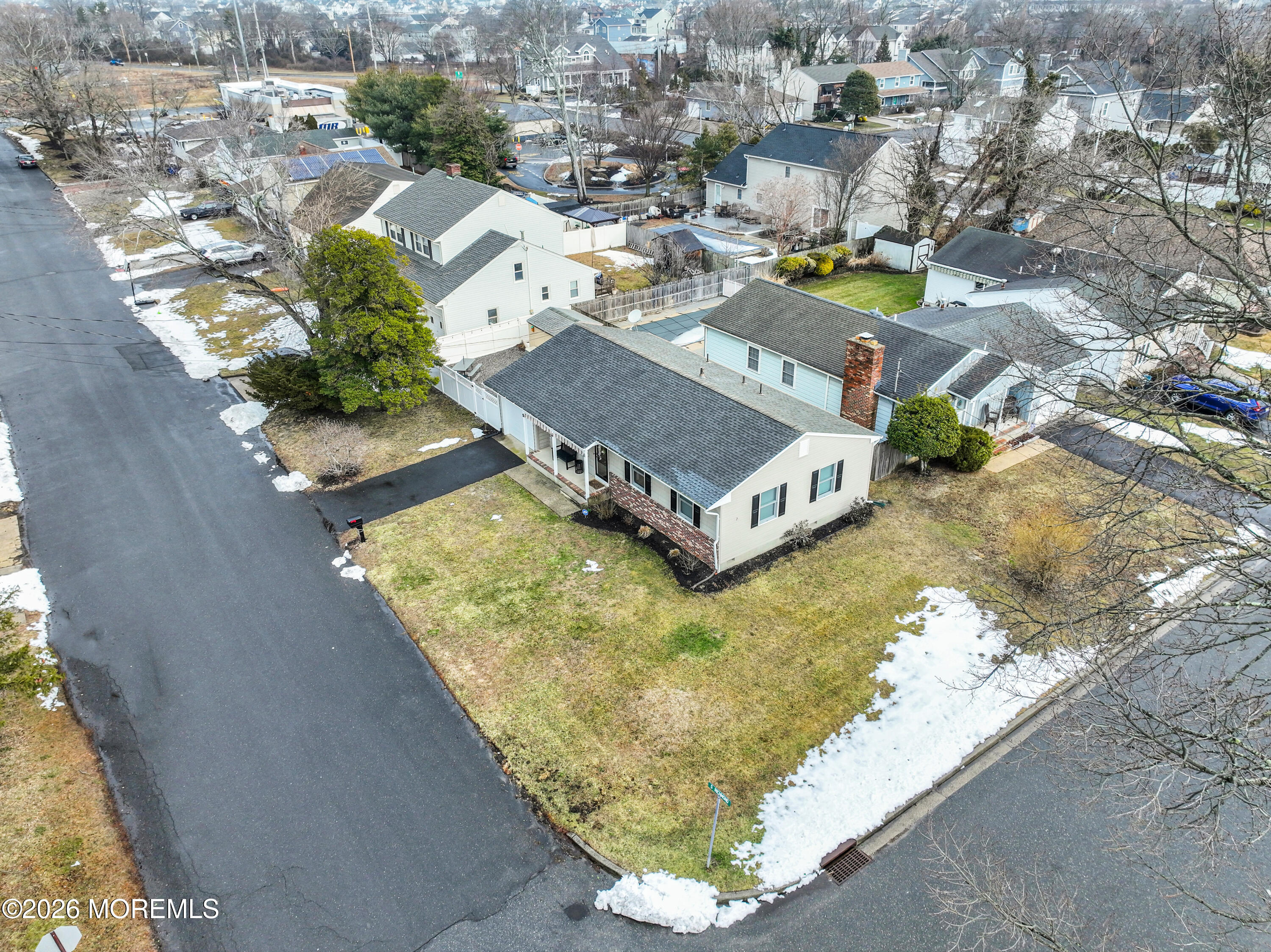 527 Delaware Avenue Point Pleasant, NJ 08742 - Photo 3 of 27 an aerial view of residential houses with outdoor space