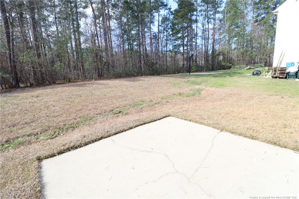 2936 Filbert Street Raleigh, NC 27610 - Photo 26 of 27 a view of a backyard with large trees