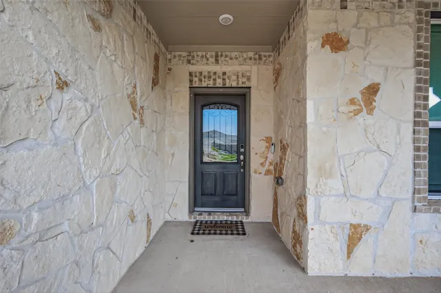 a view of a entryway door of the house