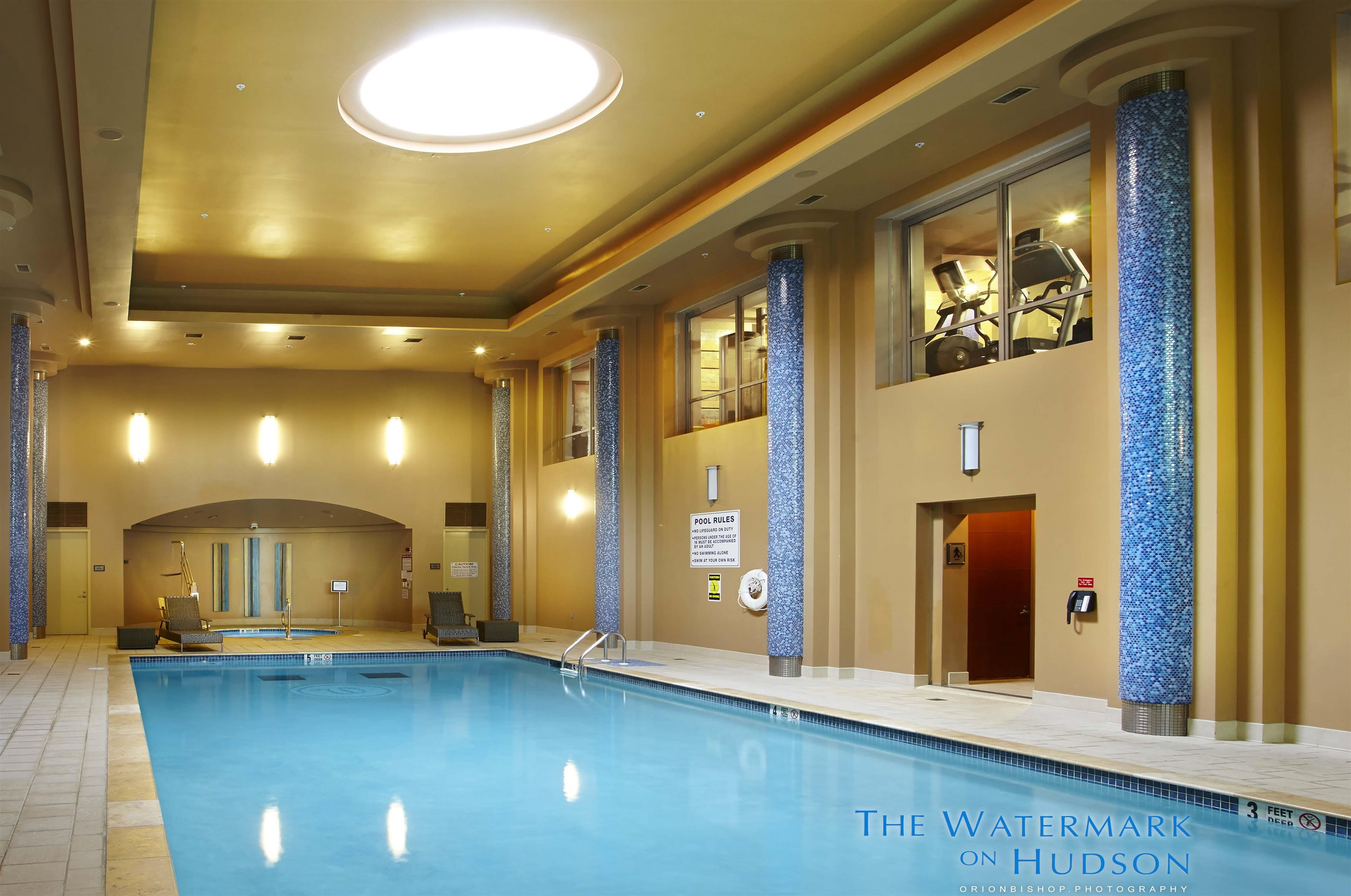 8100 River Road, Unit 810 North Bergen, NJ 07047 - Photo 14 of 20 a view of a lobby with black carpet