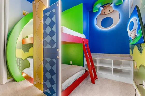 a view of a staircase