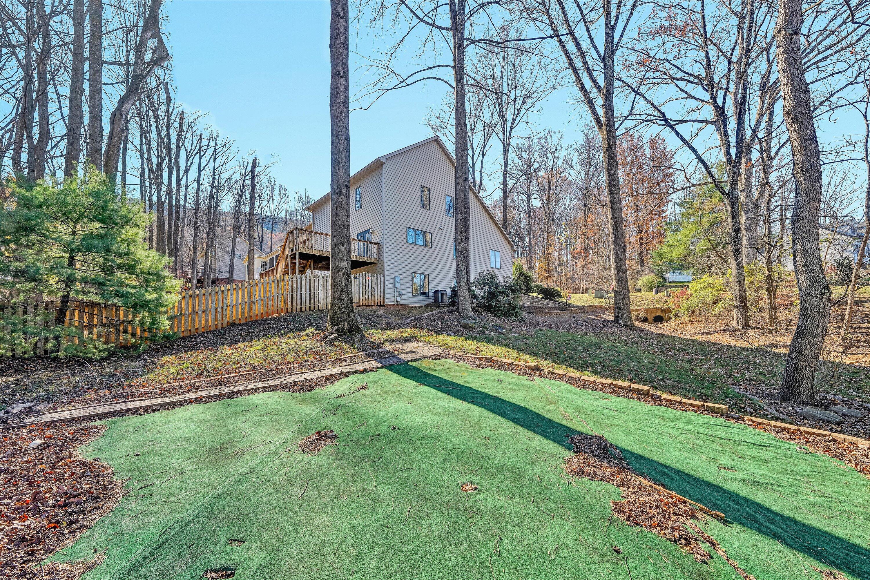 36 York Street Roanoke, VA 24019 - Photo 68 of 90 a backyard of a house with table and chairs