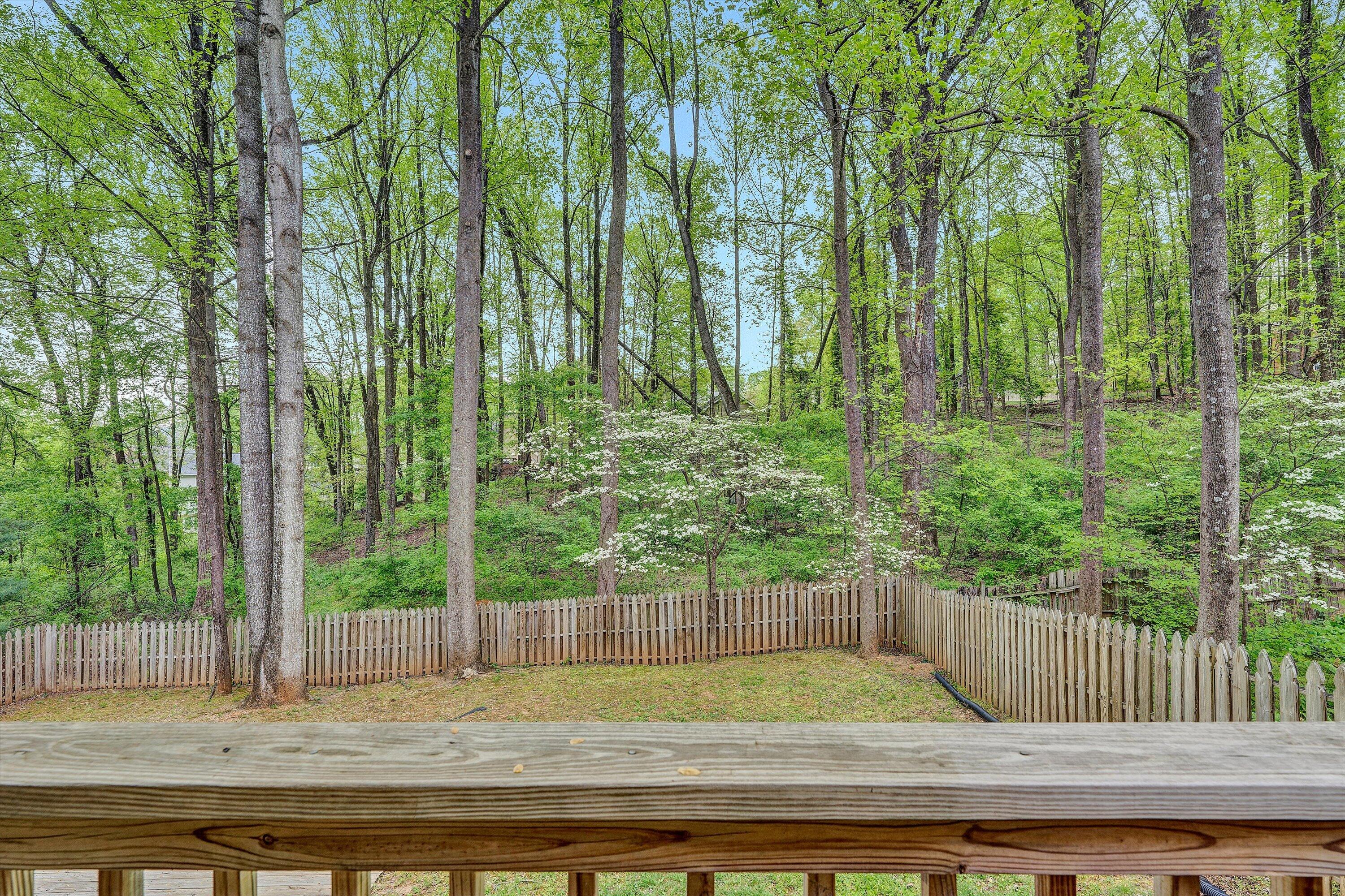 36 York Street Roanoke, VA 24019 - Photo 84 of 90 a view of backyard with green space and wooden fence