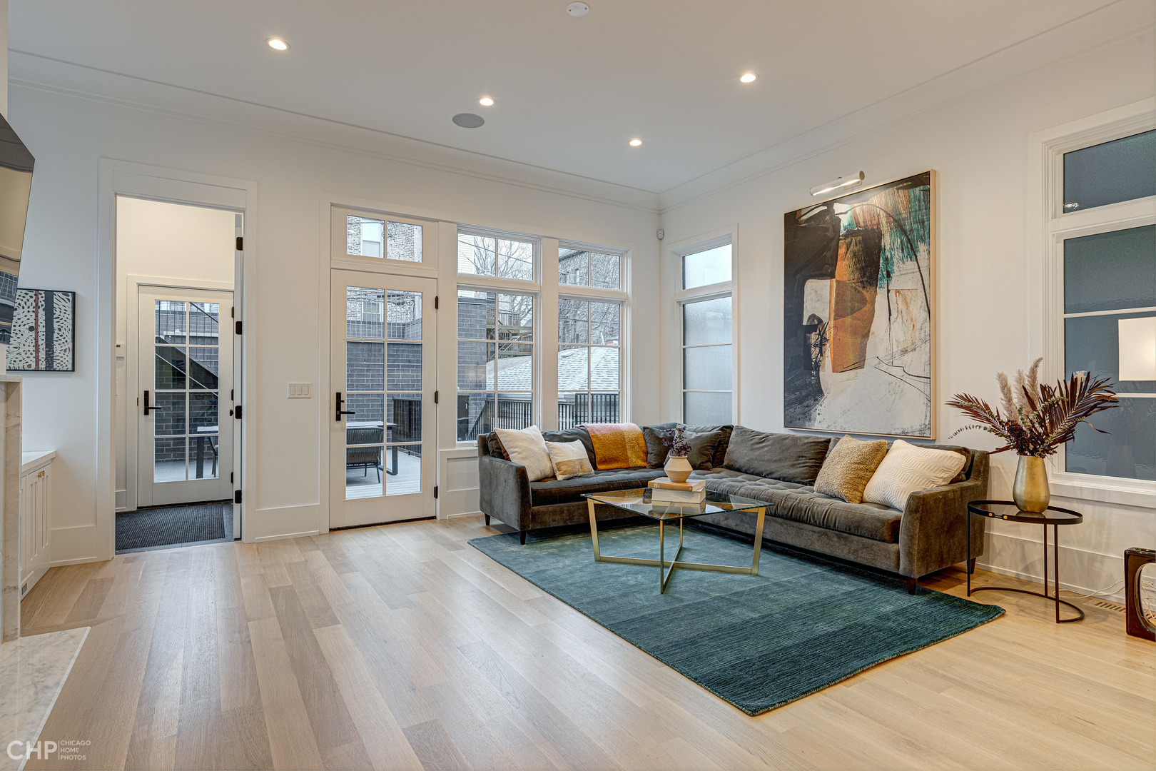 Undisclosed Address Chicago, IL 60622 - Photo 4 of 17 a living room with furniture and a large window