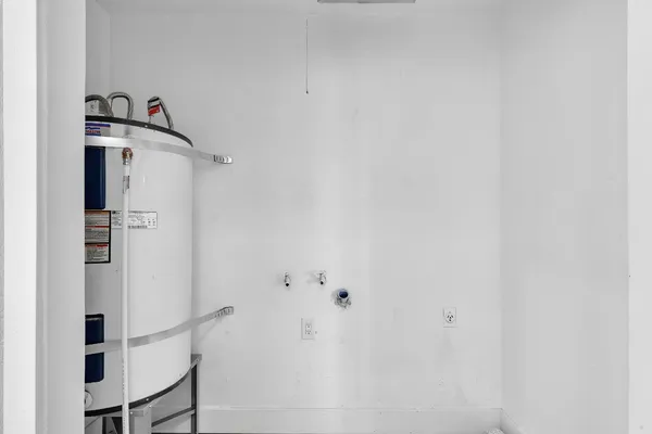 a bathroom with a shower and a mirror