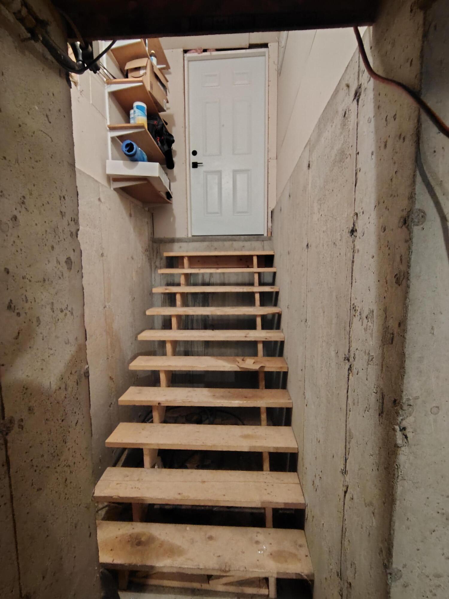586 Upper-Charleston Road Charleston, ME 04422 - Photo 44 of 64 Stairwell to garage