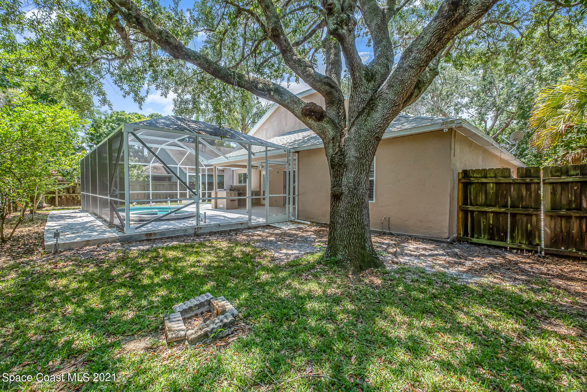 1634 Rustic Way Melbourne, FL 32935 - Photo 33 of 34 Fenced in Backyard