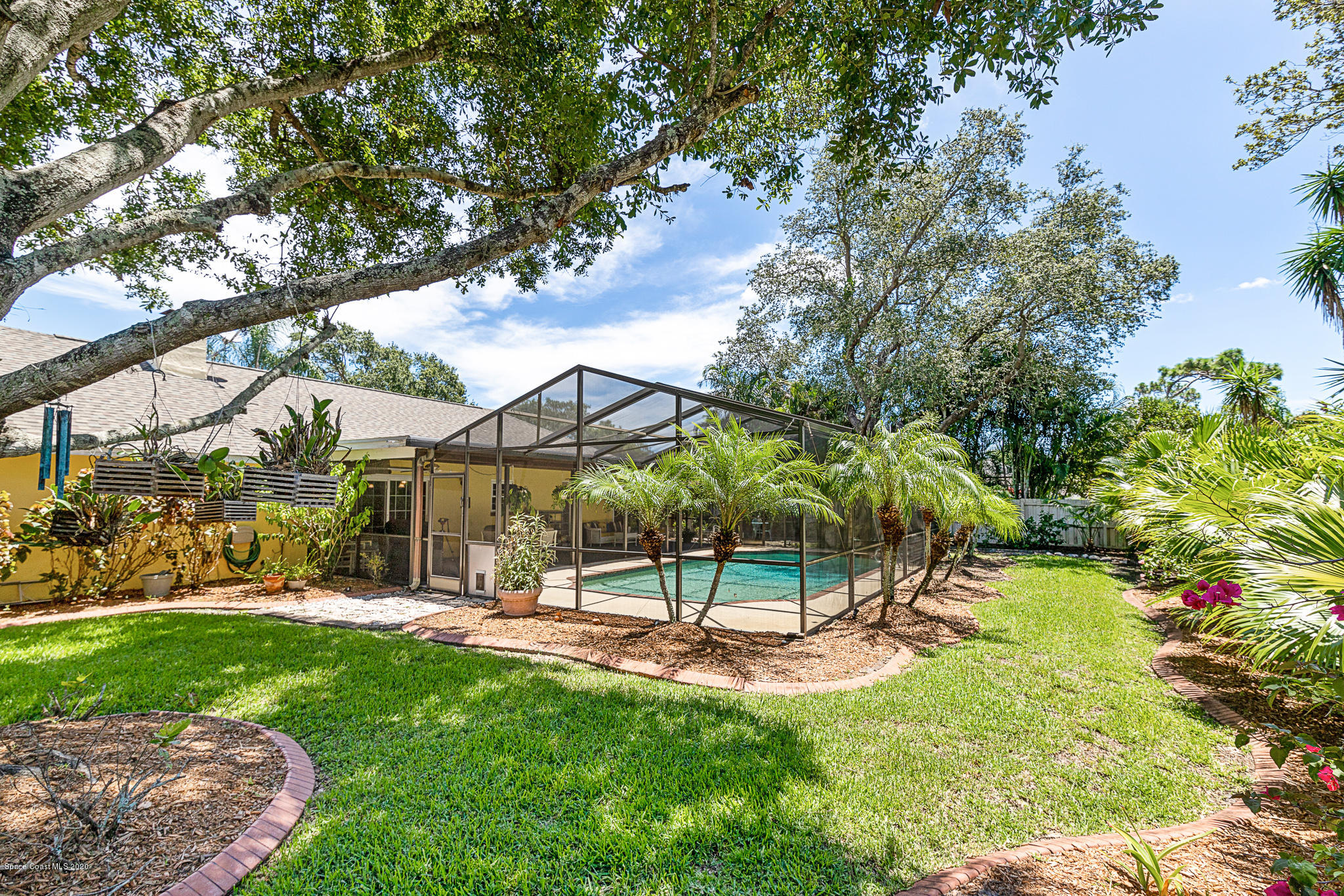 2534 Hamlin Street Northeast Palm Bay, FL 32905 - Photo 30 of 38 Backyard Views