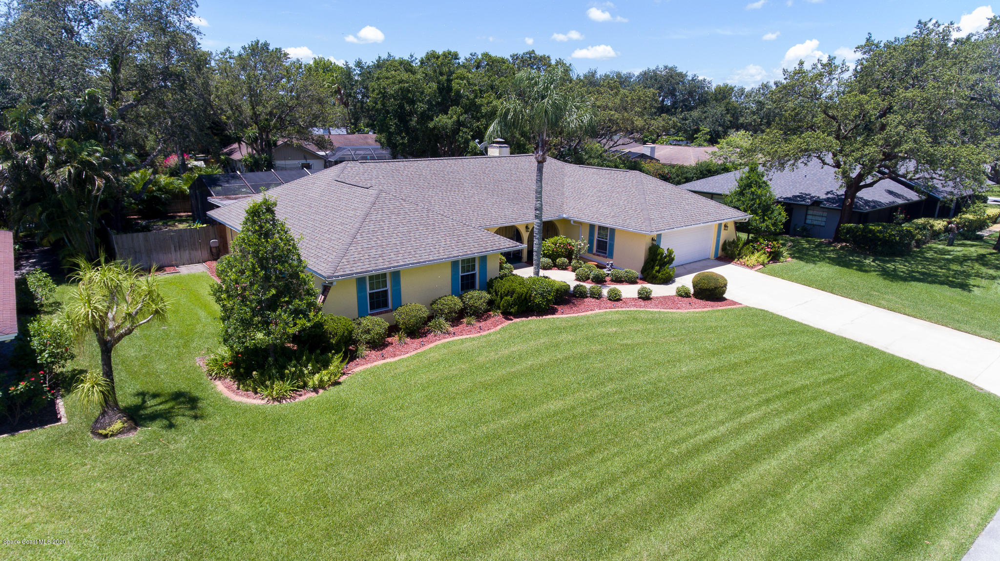 2534 Hamlin Street Northeast Palm Bay, FL 32905 - Photo 5 of 38 Close Aerial View
