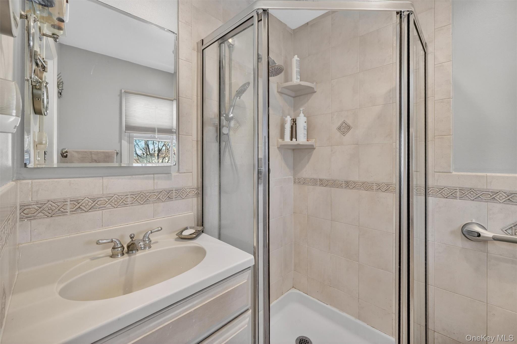 5 Raleigh Drive New City, NY 10956 - Photo 22 of 44 a bathroom with a sink and a mirror