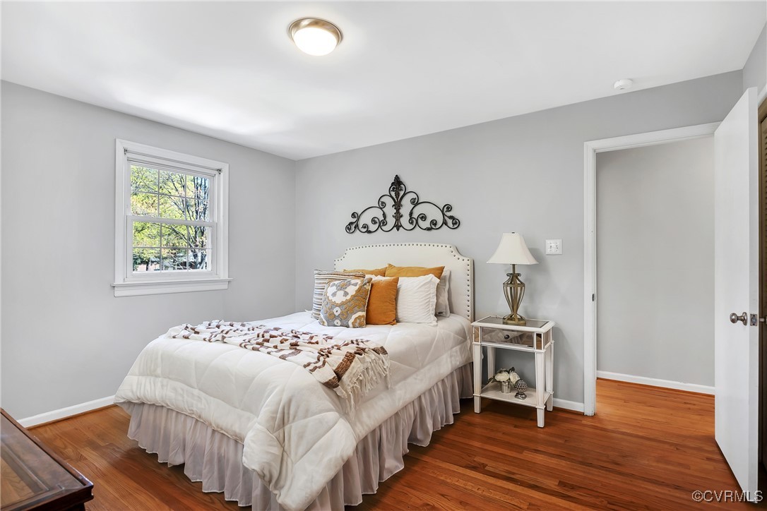 8202 Colebrook Road Richmond, VA 23227 - Photo 17 of 25 Bedroom with baseboards and wood finished floors