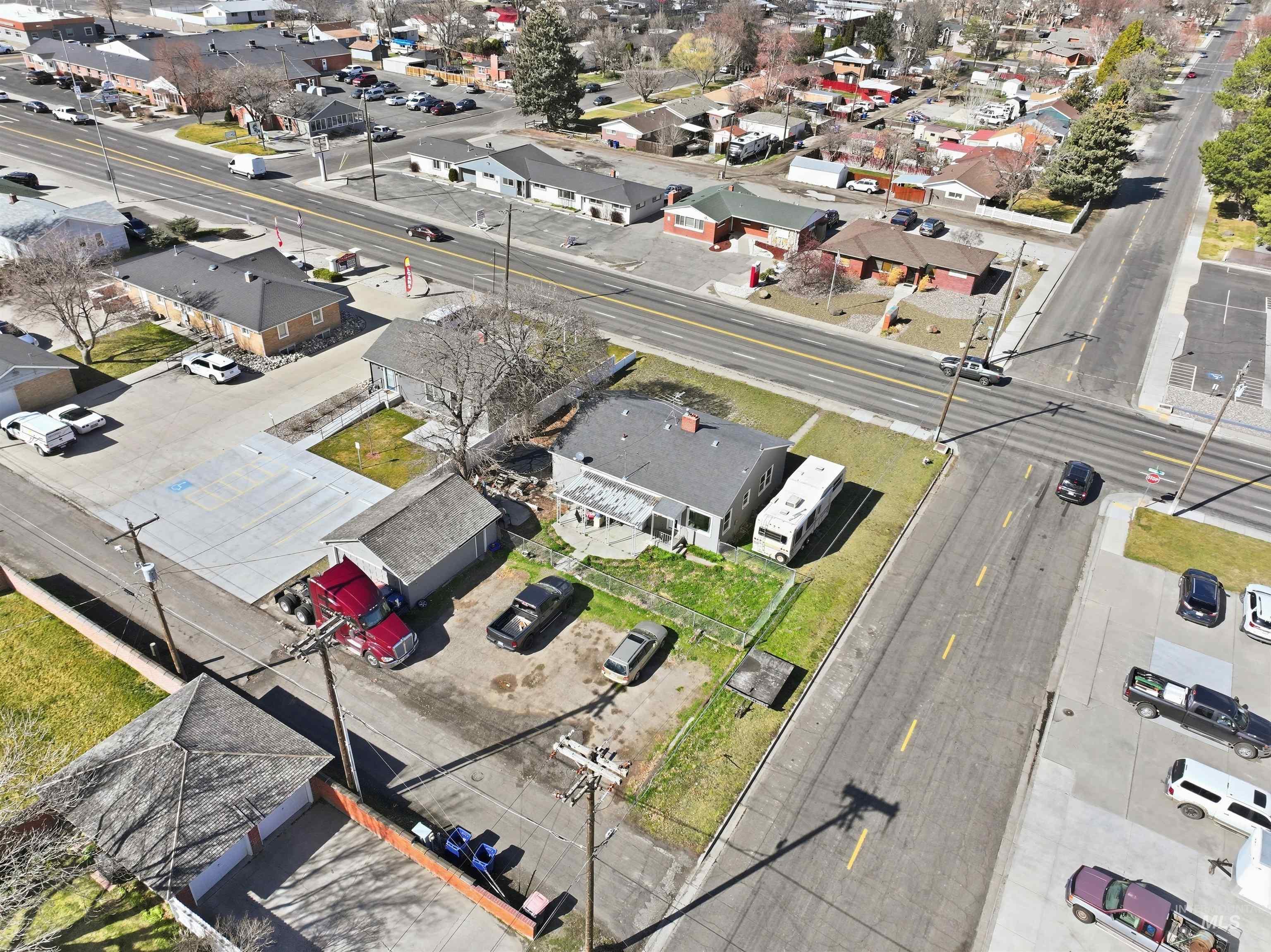 1644 Addison Avenue East Twin Falls, ID 83301 - Photo 7 of 18 Aerial perspective of suburban area