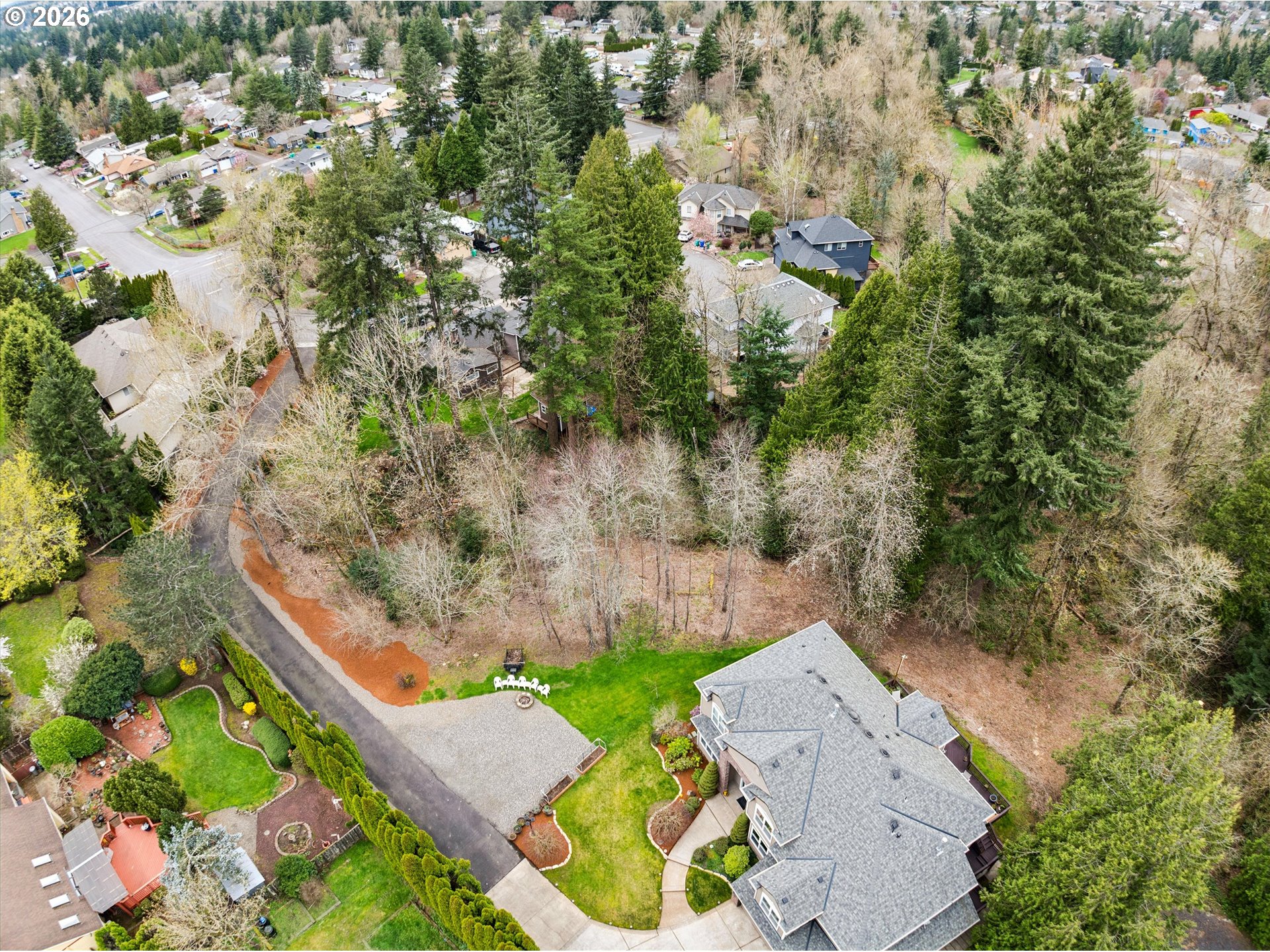 1488 Southwest 17th Court, Unit N Gresham, OR 97080 - Photo 3 of 11 an aerial view of house with yard