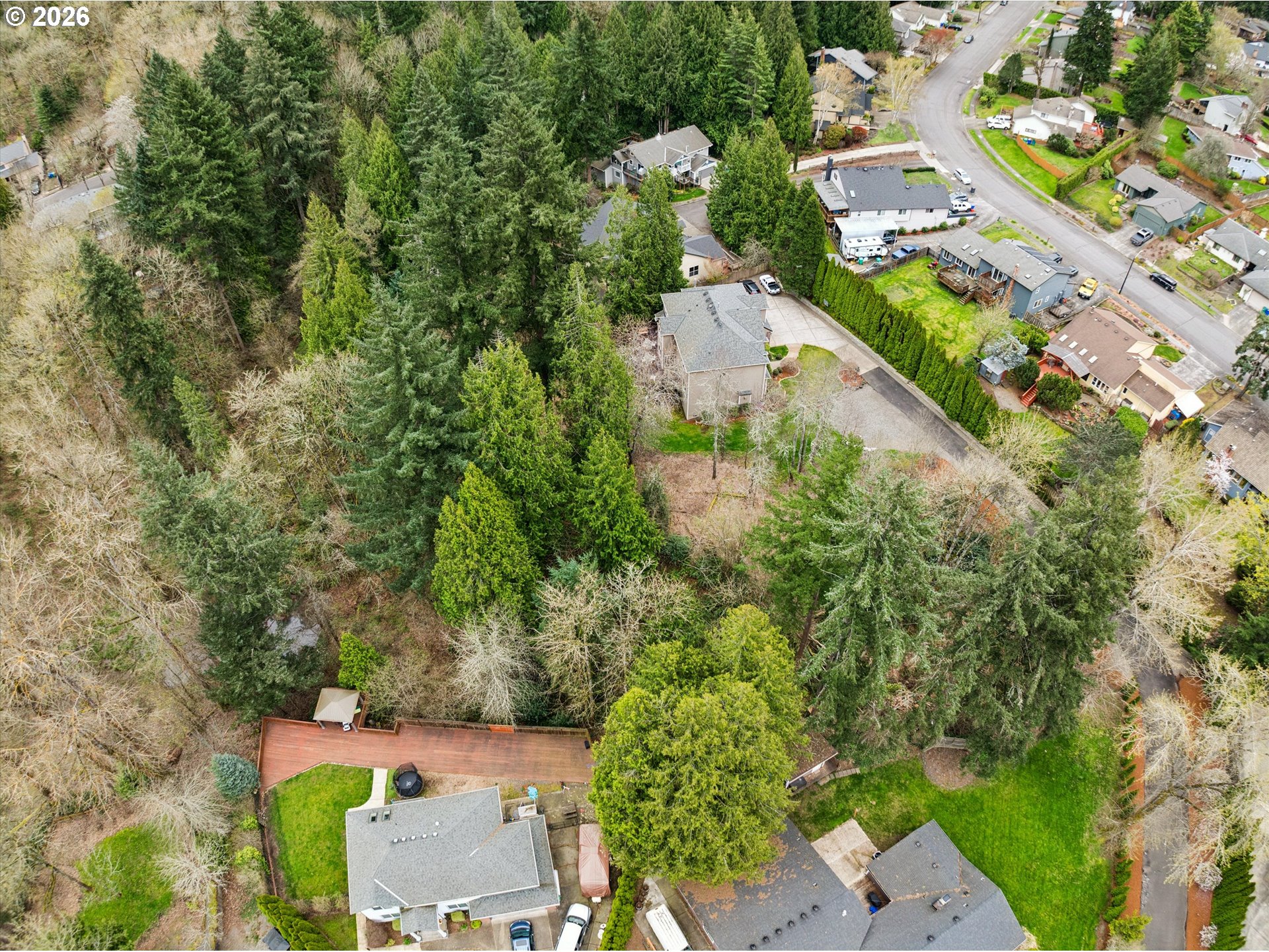 1488 Southwest 17th Court, Unit N Gresham, OR 97080 - Photo 7 of 11 an aerial view of a house with a yard