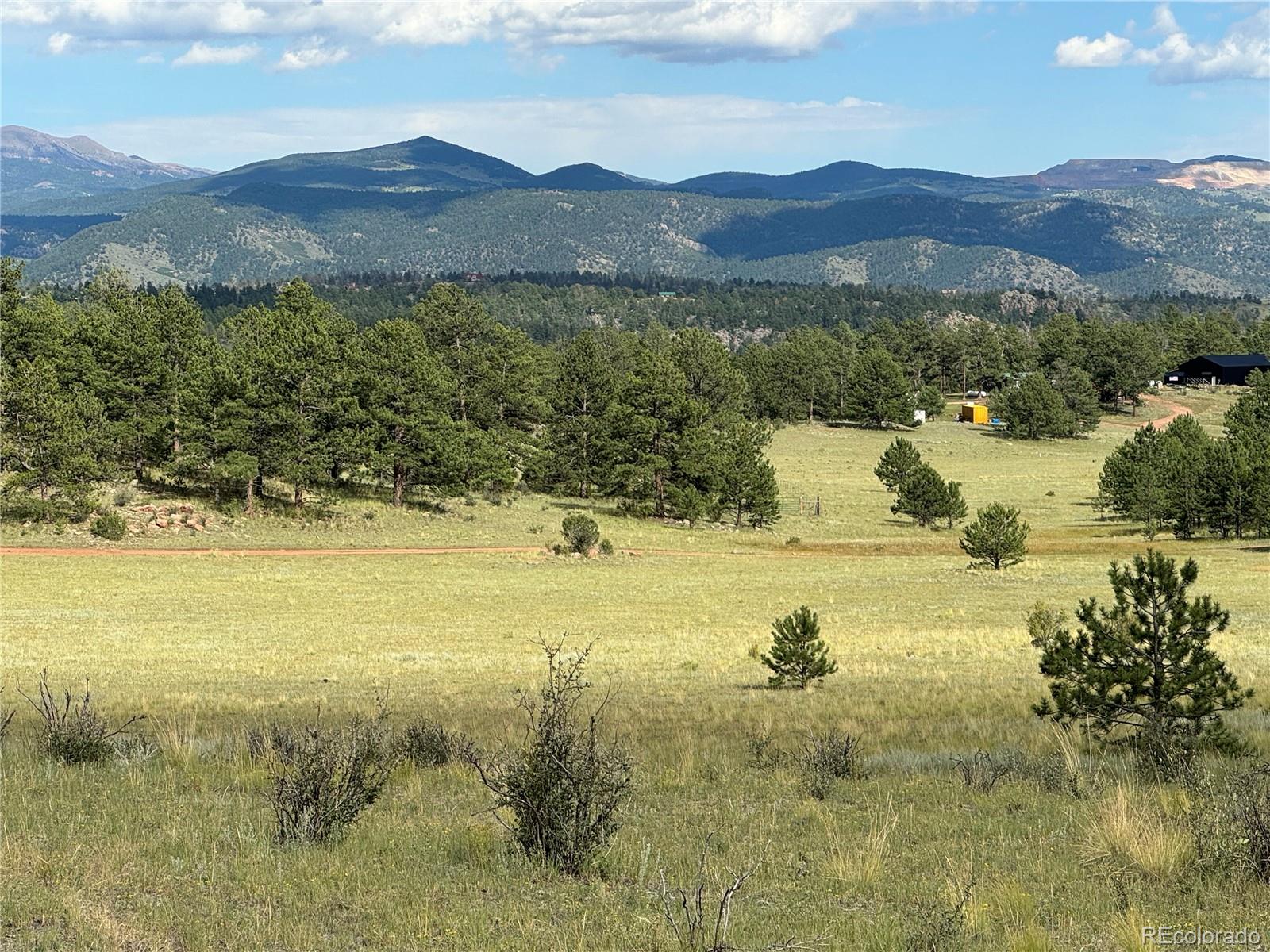 Twinkle Road Guffey, CO 80820 - Photo 9 of 32 a view of a lake with mountains in the background