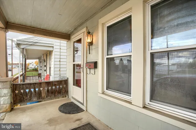a view of a glass door and a glass door