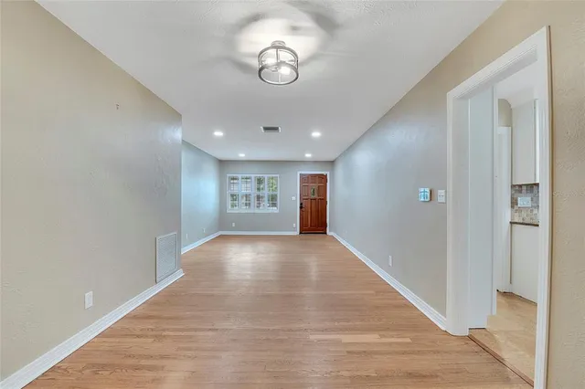 a view of livingroom with furniture and window