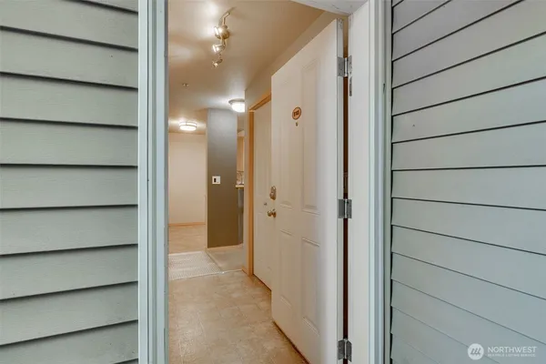 a view of front door door
