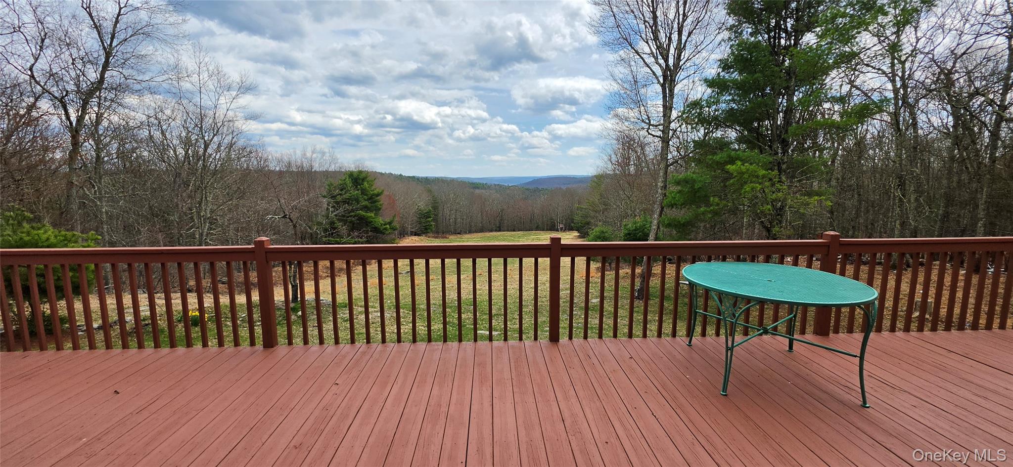 125 Woods Road Barryville, NY 12719 - Photo 8 of 34 a balcony with wooden floor and city view