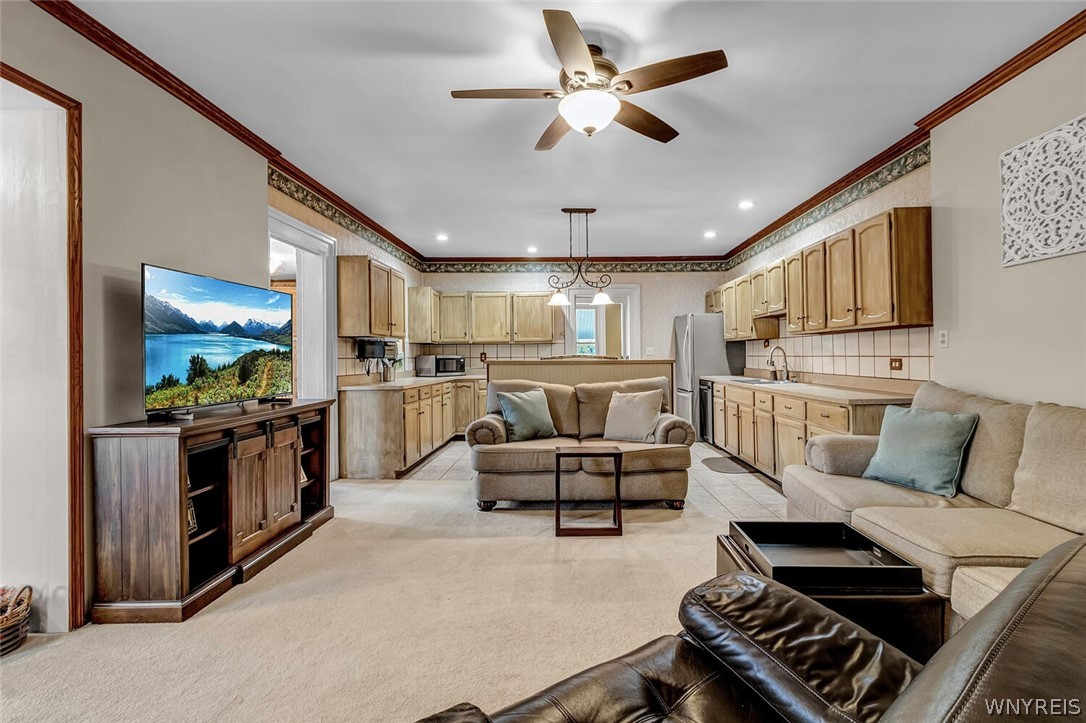 4571 Budd Road Cambria, NY 14094 - Photo 9 of 18 Family room opens to kitchen