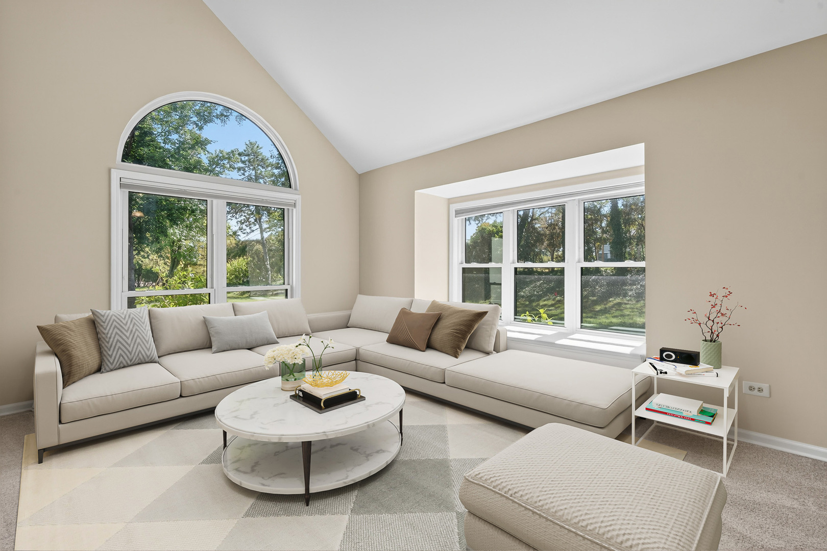 22 Ascot Circle Schaumburg, IL 60194 - Photo 2 of 25 a living room with furniture and a large window
