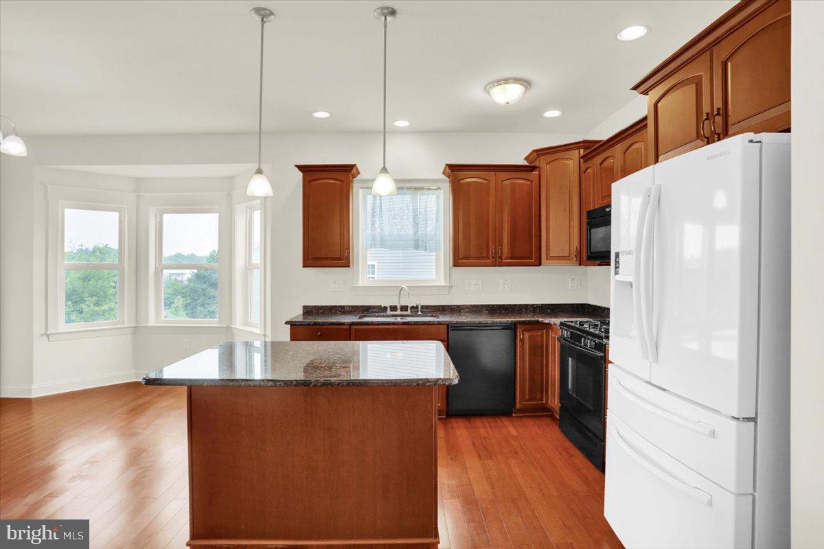 28 Calming Trail Sinking Spring, PA 19608 - Photo 14 of 43 a kitchen with stainless steel appliances granite countertop a refrigerator a sink dishwasher a stove and a oven with wooden floor