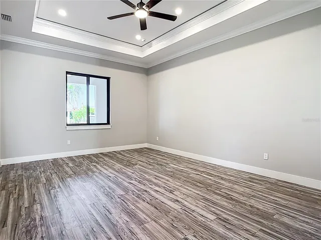 wooden floor in an empty room