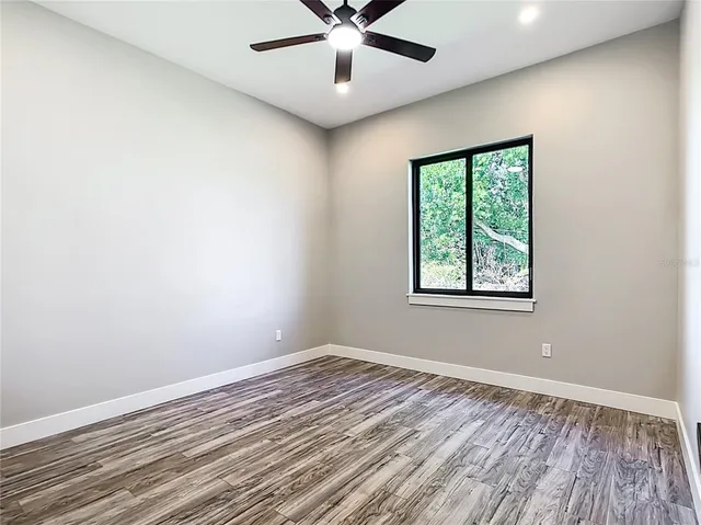 wooden floor in an empty room
