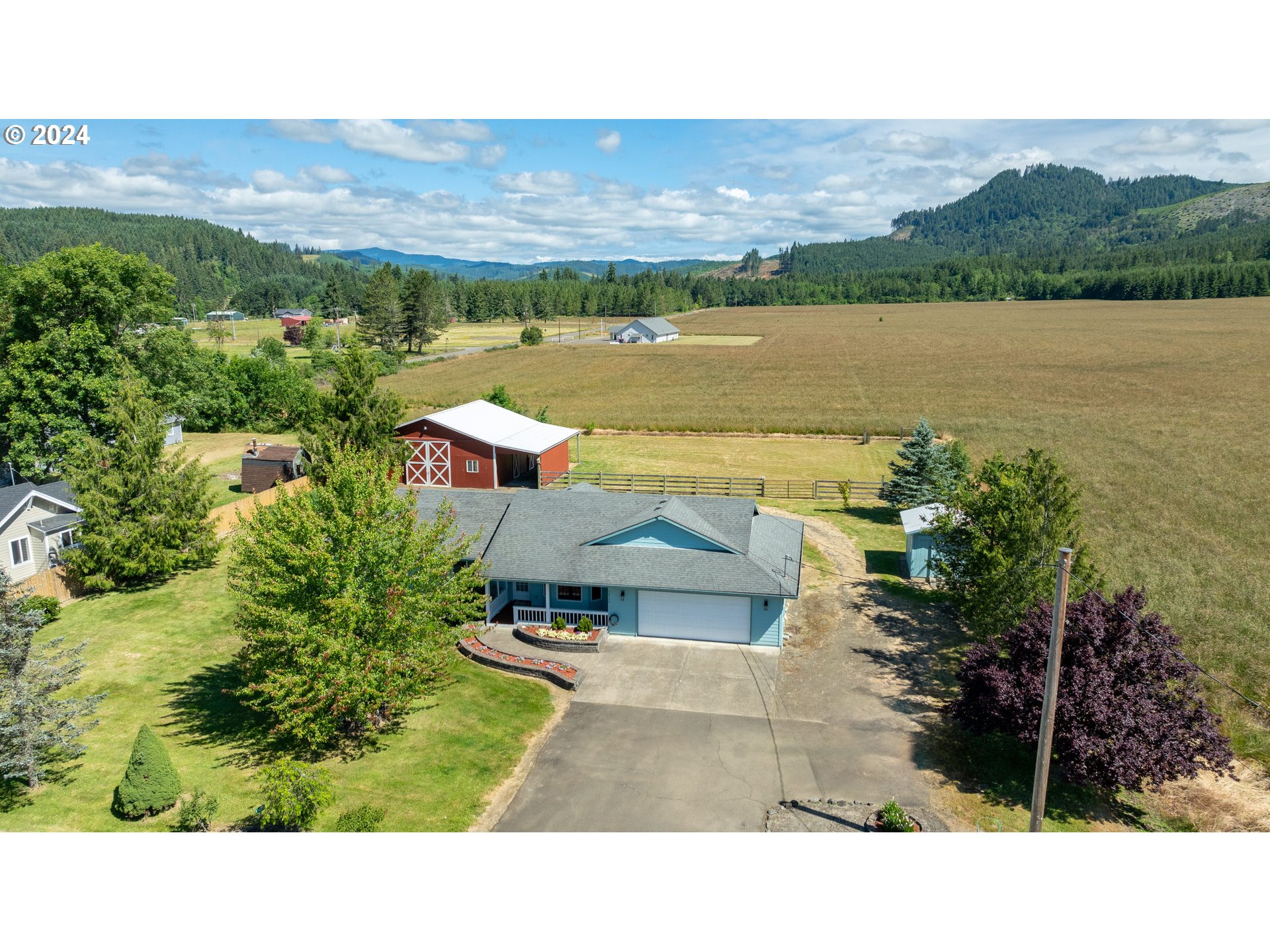 48420 Southwest Hebo Road Grand Ronde, OR 97347 - Photo 26 of 48 a outdoor view with a lake view