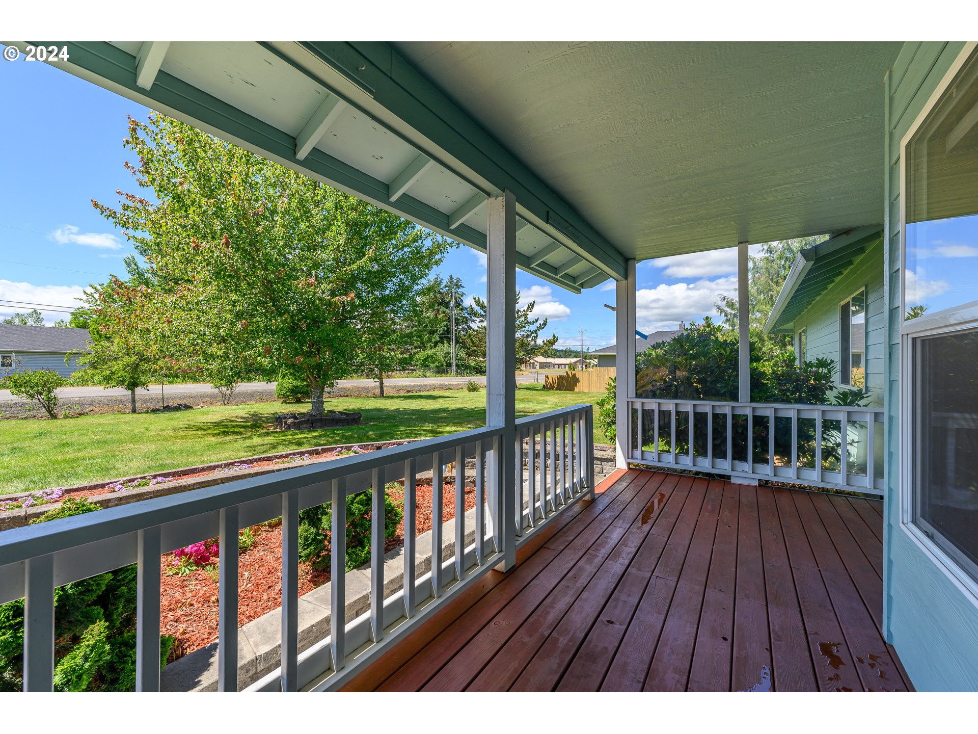 48420 Southwest Hebo Road Grand Ronde, OR 97347 - Photo 5 of 48 swimming view from balcony with furniture