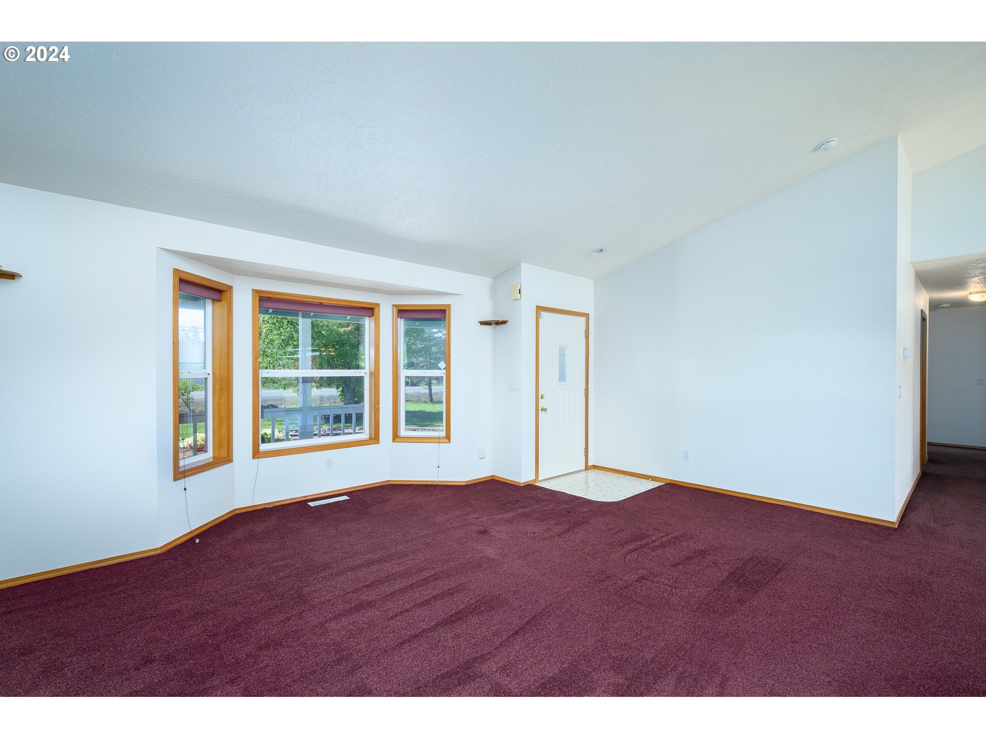 48420 Southwest Hebo Road Grand Ronde, OR 97347 - Photo 9 of 48 a view of an empty room with a window