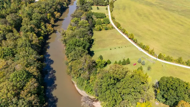 a large body of water with a large window