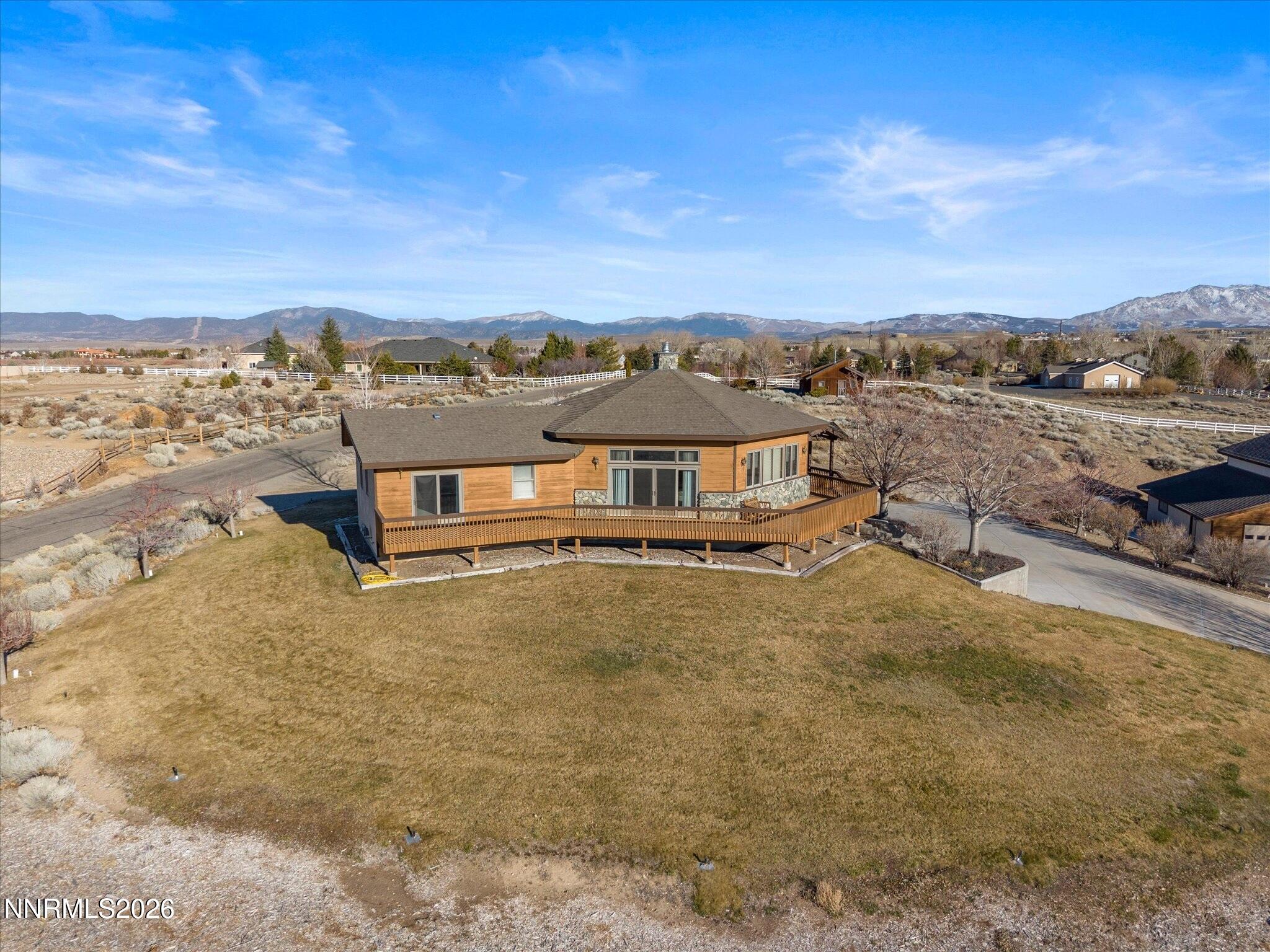 1591 Lombardy Road Gardnerville, NV 89410 - Photo 73 of 92 Main House Aerial