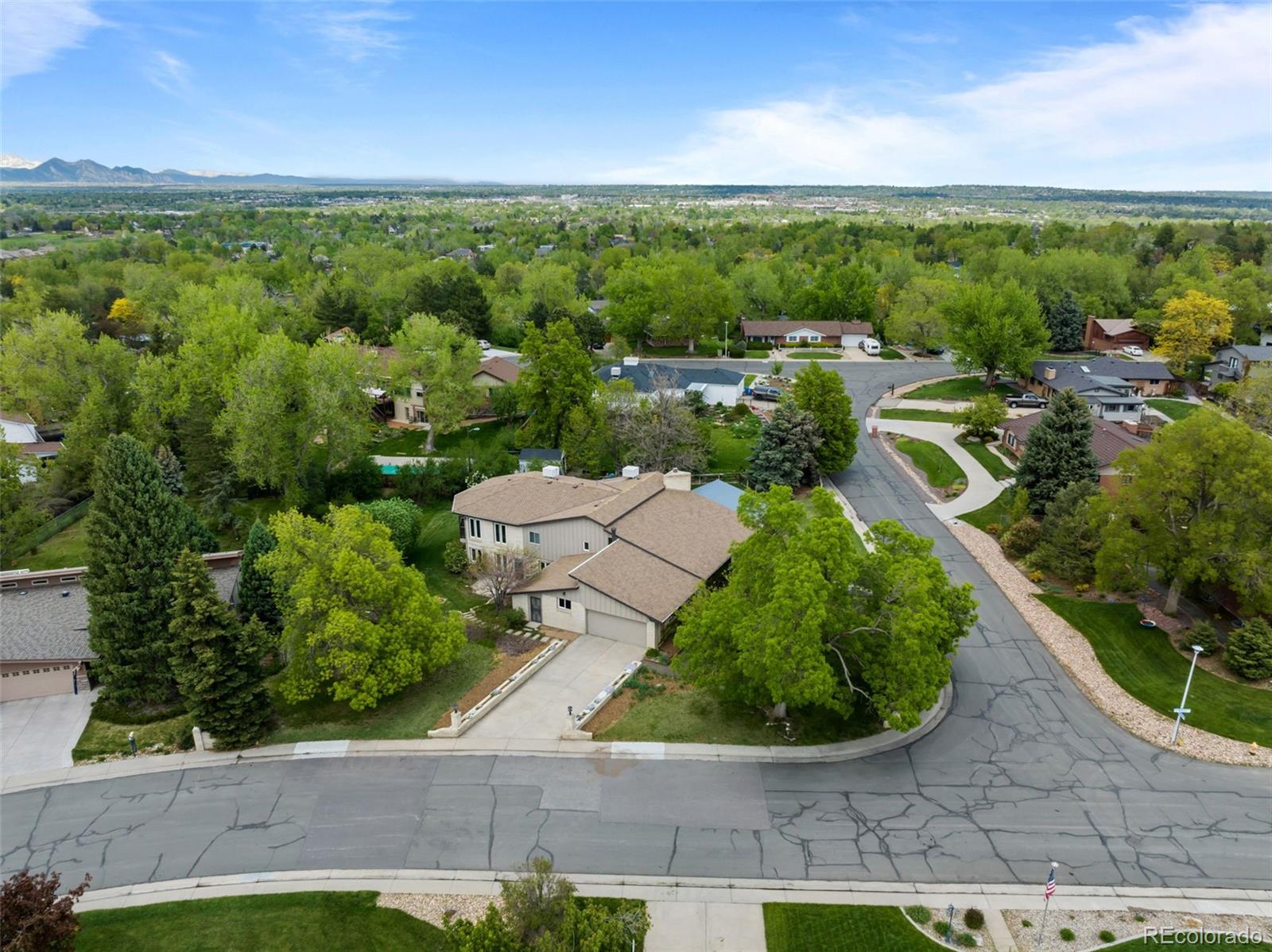 1 Rangeview Drive Wheat Ridge, CO 80215 - Photo 43 of 45 a view of a garden with an outdoor space