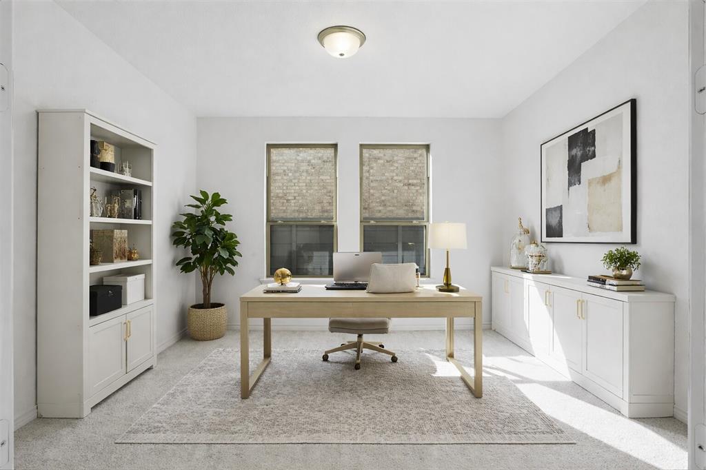537 Oakmoss Street Little Elm, TX 76227 - Photo 12 of 39 a workspace with furniture and window
