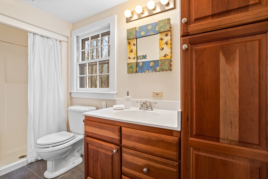 103 Newtown Road Acton, MA 01720 - Photo 17 of 42 a bathroom with a sink a toilet and shower