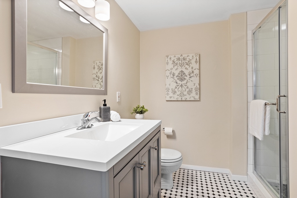 103 Newtown Road Acton, MA 01720 - Photo 21 of 42 a bathroom with a sink toilet and shower