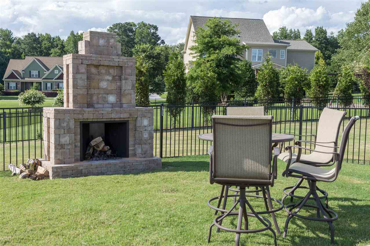 1108 Southern Escape Way Raleigh, NC 27603 - Photo 4 of 25 Custom Outdoor Fireplace