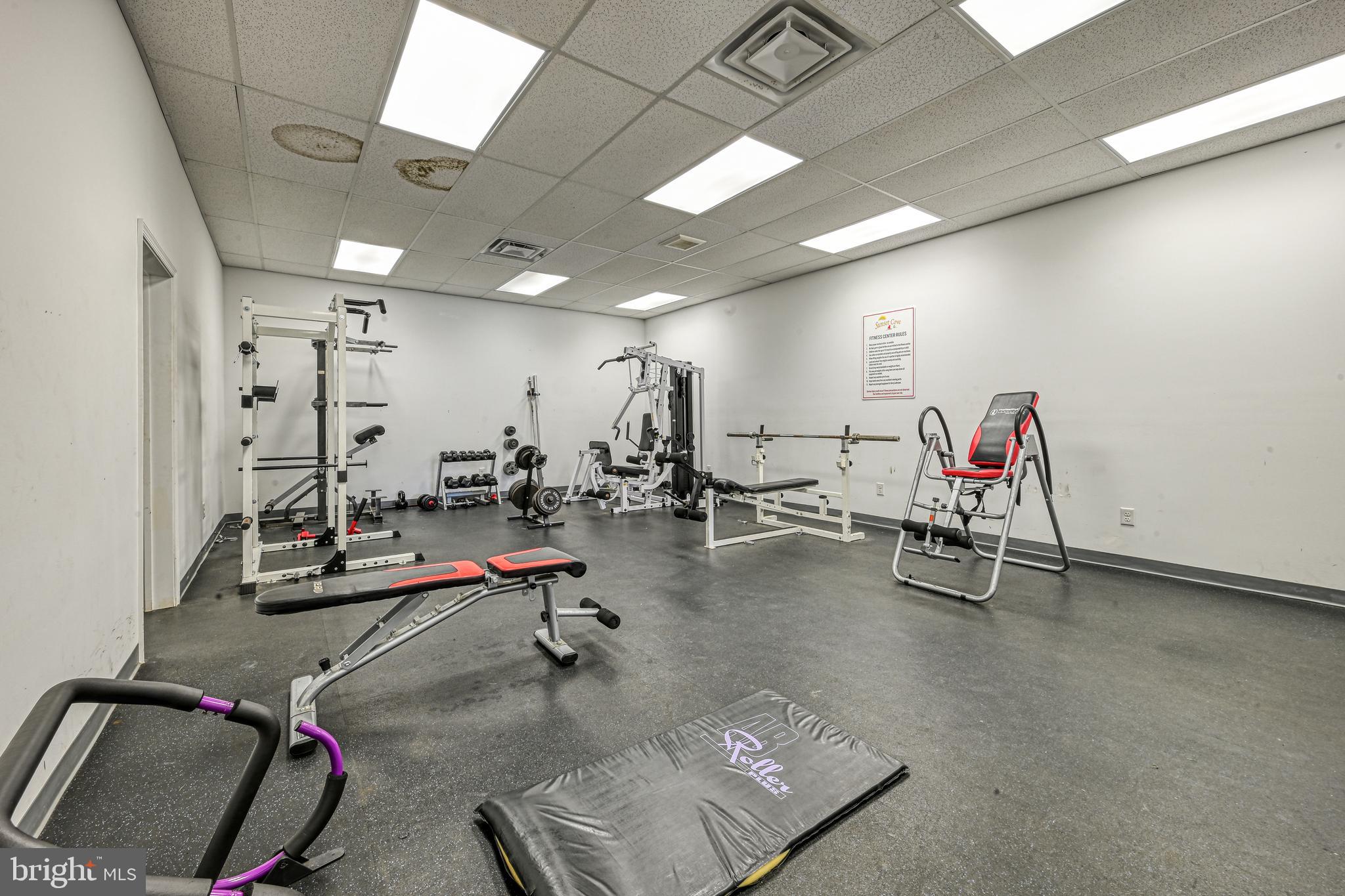 287 Sunset Loop Mineral, VA 23117 - Photo 75 of 112 a room with gym equipment and mirrors
