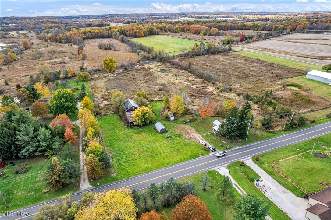 6900 Lake Road Medina, OH 44215 - Photo 38 of 49 Aerial view of sparsely populated area with a tree filled landscape