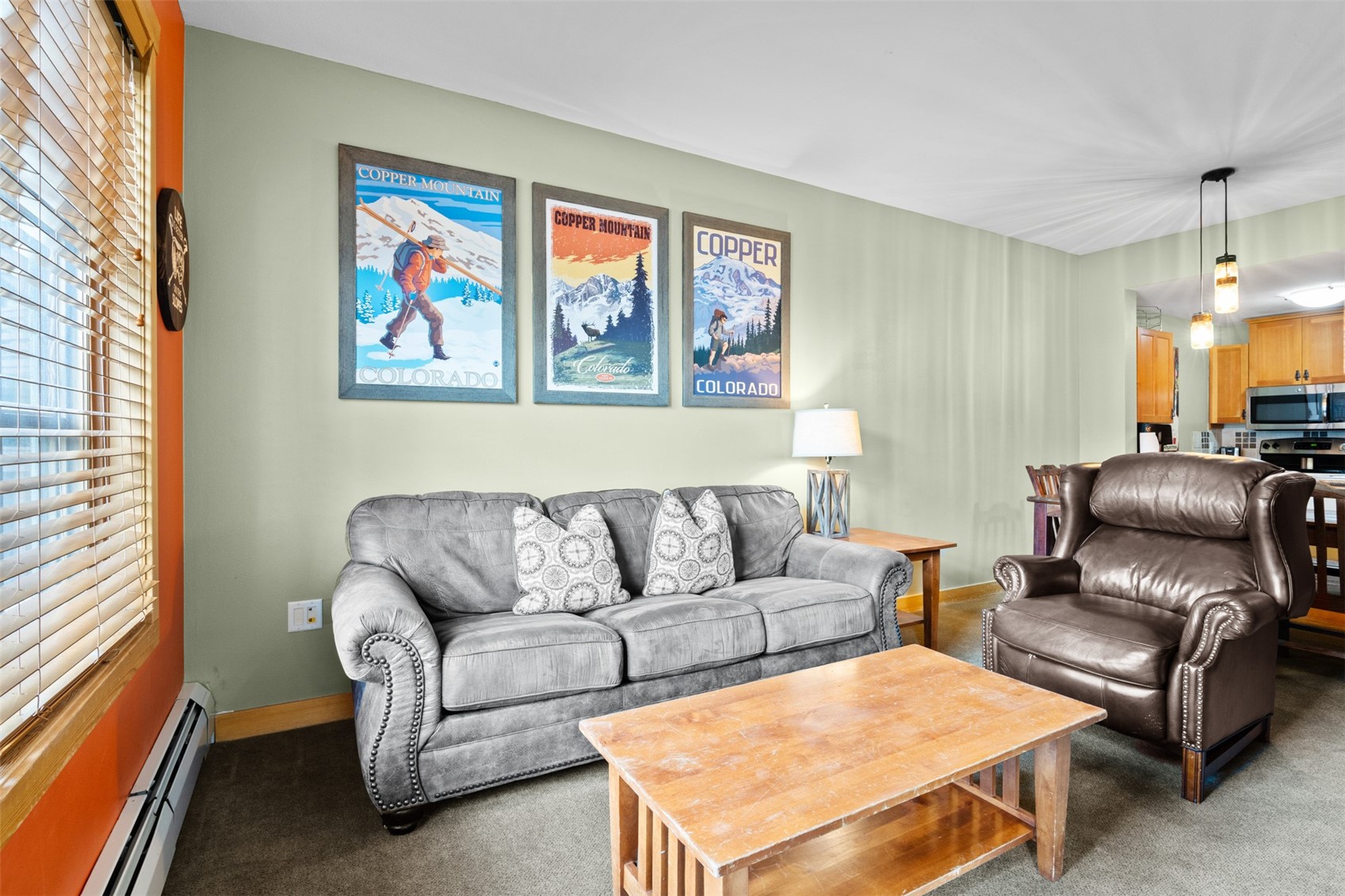 910 Copper Road, Unit 308 Frisco, CO 80443 - Photo 23 of 42 Carpeted living room