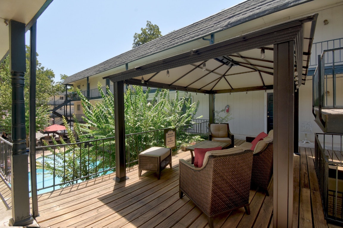 1725 Toomey Road Austin, TX 78704 - Photo 3 of 11 Deck with a gazebo