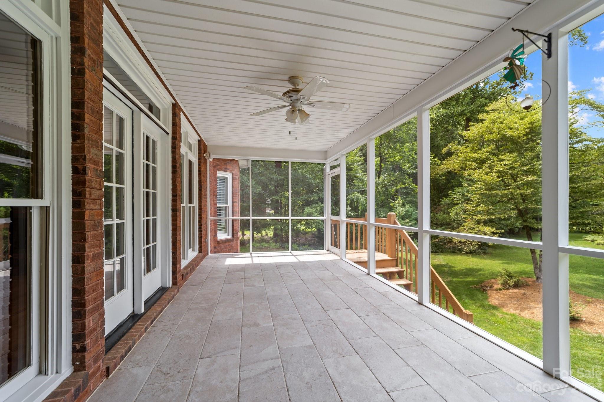 5476 Deer Run Court Davidson, NC 28036 - Photo 29 of 48 a view of an entryway with a ceiling fan