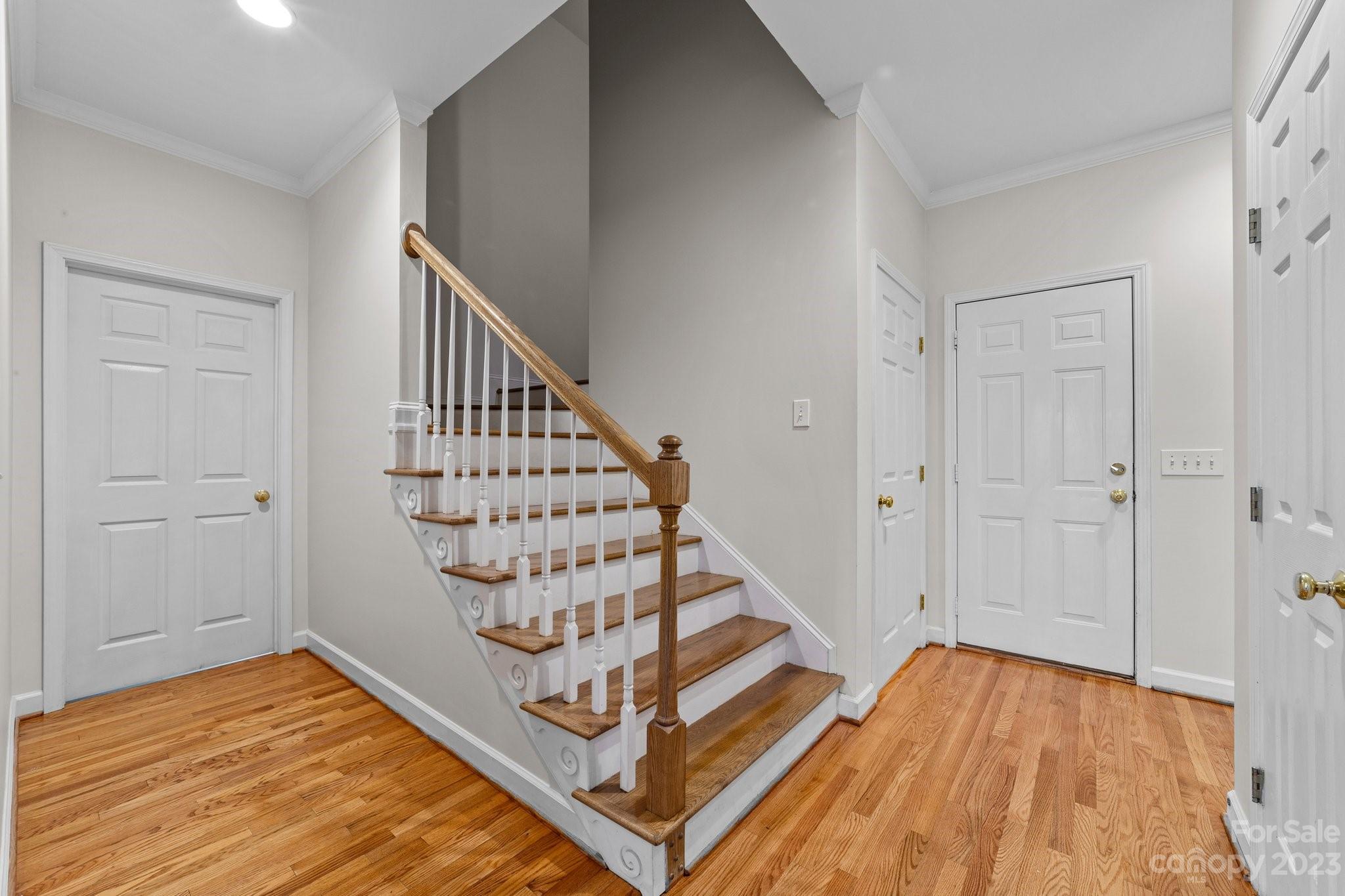 5476 Deer Run Court Davidson, NC 28036 - Photo 35 of 48 a view of entryway with wooden floor
