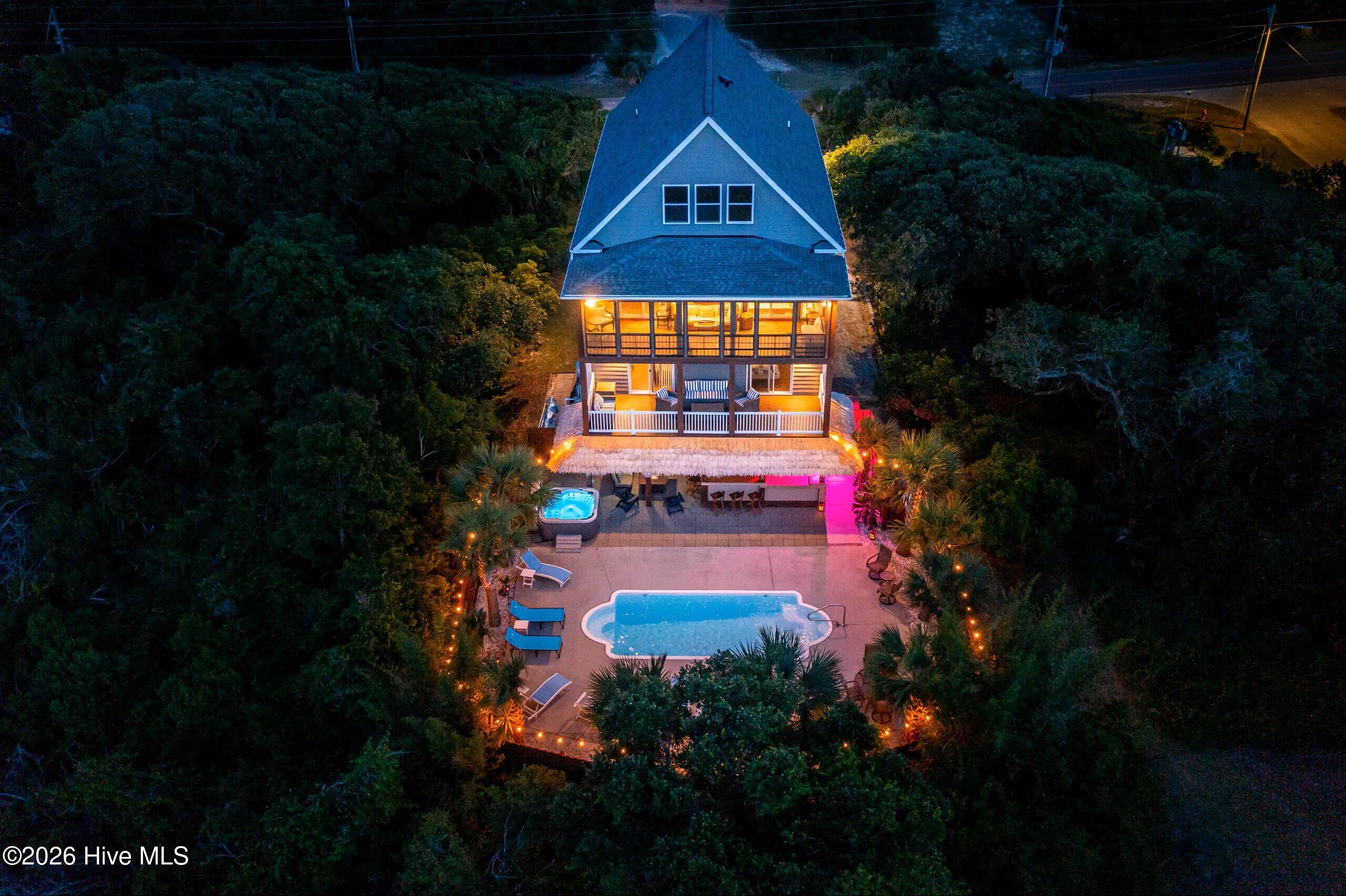 2055 New River Inlet Road North Topsail Beach, NC 28460 - Photo 2 of 9 Back of home