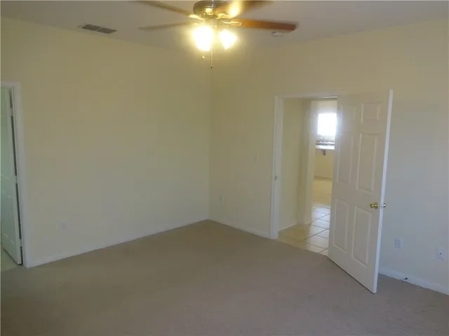 a view of an empty room