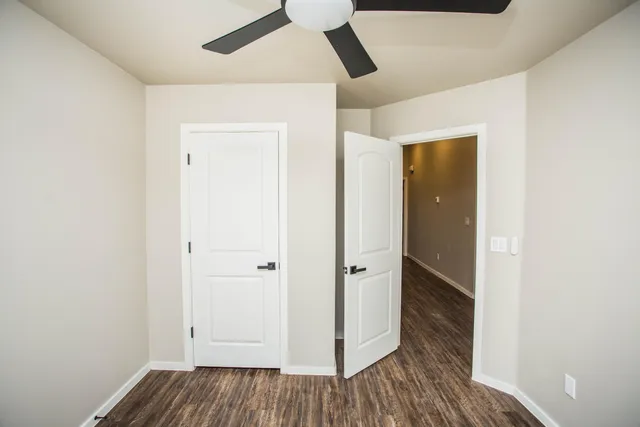 wooden floor in an empty room